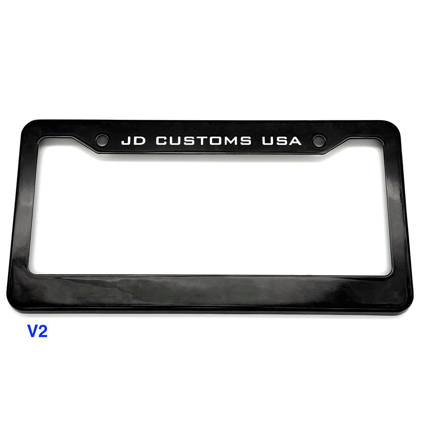 JDC Dry Carbon Fiber License Plate Frames (Gloss, Matte, & Forged) - Graveyard Performance