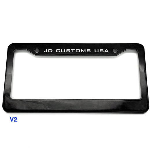 JDC Dry Carbon Fiber License Plate Frames (Gloss, Matte, & Forged) - Graveyard Performance
