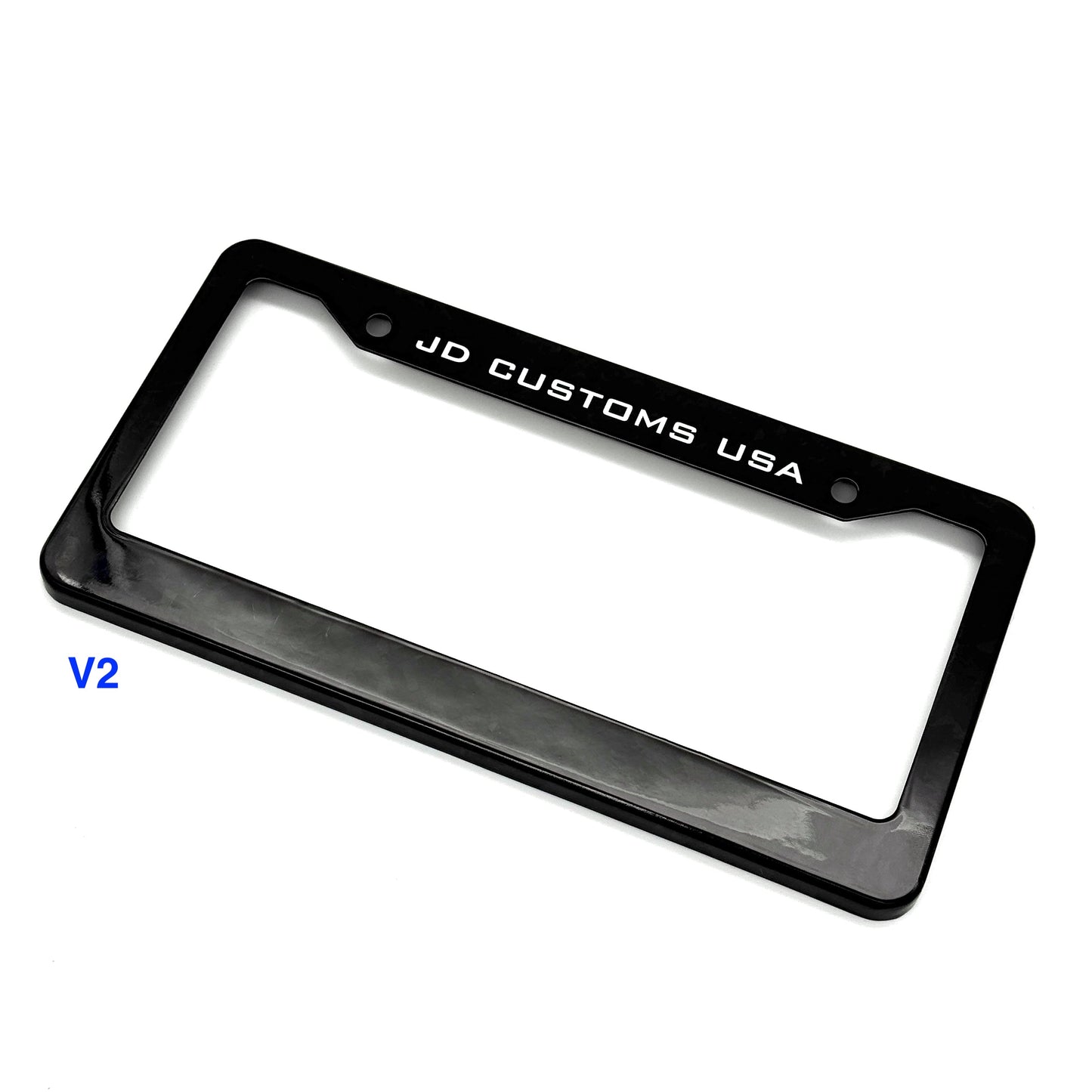 JDC Dry Carbon Fiber License Plate Frames (Gloss, Matte, & Forged) - Graveyard Performance