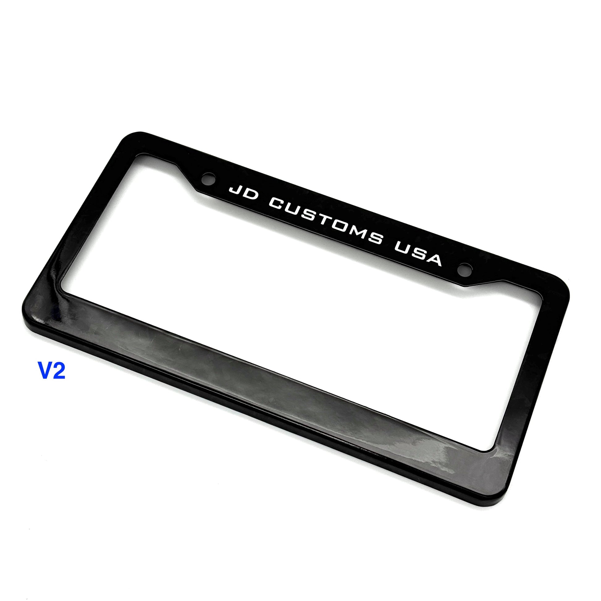 JDC Dry Carbon Fiber License Plate Frames (Gloss, Matte, & Forged) - Graveyard Performance