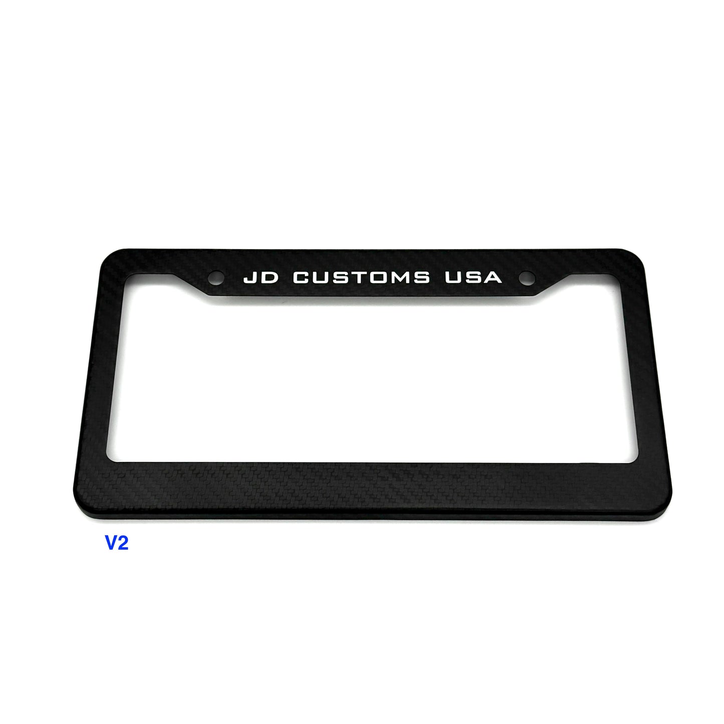JDC Dry Carbon Fiber License Plate Frames (Gloss, Matte, & Forged) - Graveyard Performance