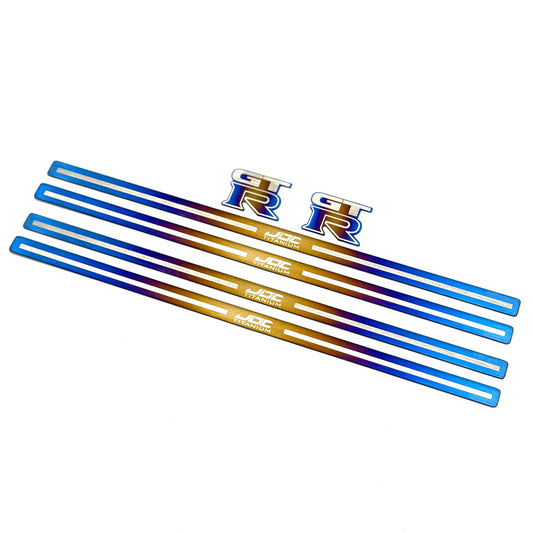 JDC Titanium Door Sill Plates | R35 Nissan GT-R - Graveyard Performance