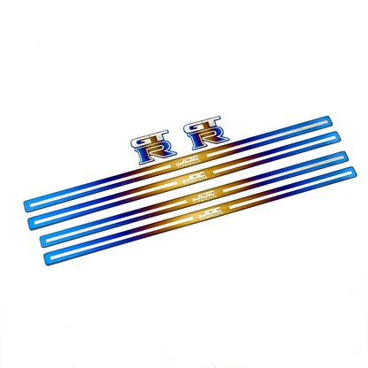 JDC Titanium Door Sill Plates | R35 Nissan GT-R - Graveyard Performance