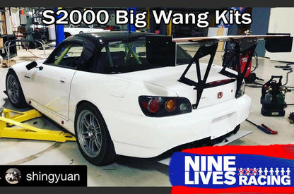 S2000 Big Wang Trunk Mount Kit '99-09 AP1/AP2 - Nine Lives Racing