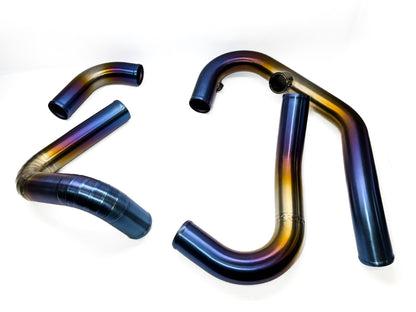 ETS Subaru STI 2015+ Rotated Piping Kit Titanium - Graveyard Performance