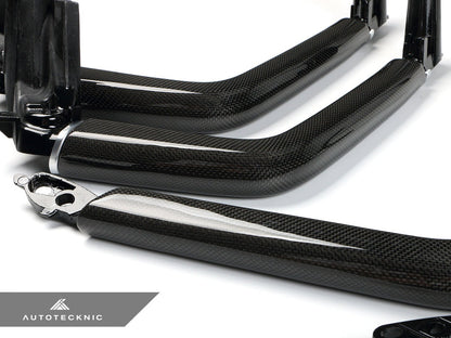AutoTecknic Carbon Fiber Interior Handle Set - Porsche 9Y0 Cayenne 2019-2025 - Graveyard Performance