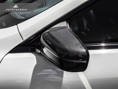 AutoTecknic Replacement Dry Carbon Mirror Covers - F90 M5 - Graveyard Performance