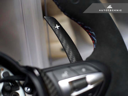 AutoTecknic Dry Carbon Battle Version Shift Paddles - F87 M2 | F80 M3 | F82/ F83 M4 | F10 M5 LCI | F06/ F12/ F13 M6 | F85 X5M | F86 X6M - Graveyard Performance