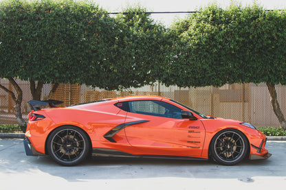 GARAGE SALE - Carbon Fiber Side Rocker Extensions/ Side Skirt Chevrolet Corvette C8