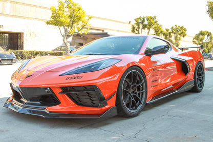 GARAGE SALE - Carbon Fiber Side Rocker Extensions/ Side Skirt Chevrolet Corvette C8