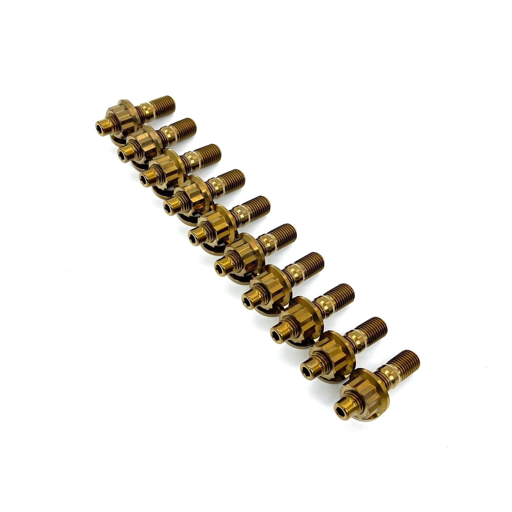 JDC Titanium Exhaust Manifold Stud Kit (Evo X) - Graveyard Performance