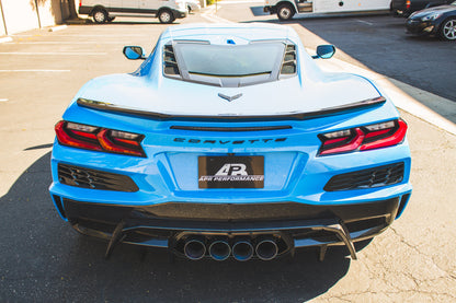 Carbon Fiber Rear Spoiler Delete-Chevrolet Corvette C8 Z06
