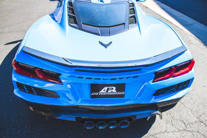 Carbon Fiber Rear Spoiler Delete-Chevrolet Corvette C8 Z06