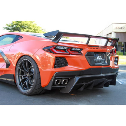 GARAGE SALE - Carbon Fiber Rear High Wing Chevrolet Corvette C8