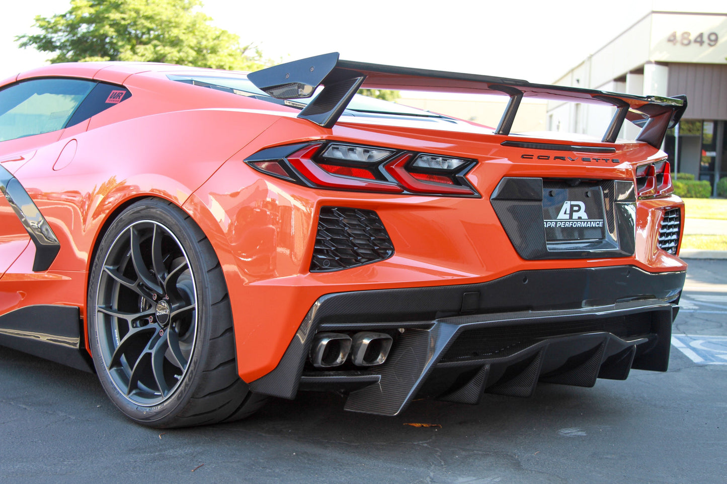 APR Performance Chevrolet Corvette C8 Carbon Fiber Rear Diffuser