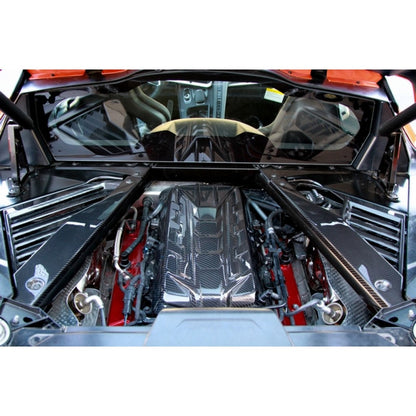 APR Performance Chevrolet Corvette C8 Carbon Fiber Engine Plenum Cover, Appearance Panels, and Package