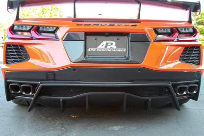 APR Performance Chevrolet Corvette C8 Carbon Fiber Rear Diffuser