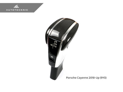 AutoTecknic Carbon Fiber Exclusive Design Shift Lever - Porsche 971 Panamera | 9Y0 Cayenne - Graveyard Performance