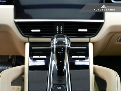 AutoTecknic Carbon Fiber Exclusive Design Shift Lever - Porsche 971 Panamera | 9Y0 Cayenne - Graveyard Performance