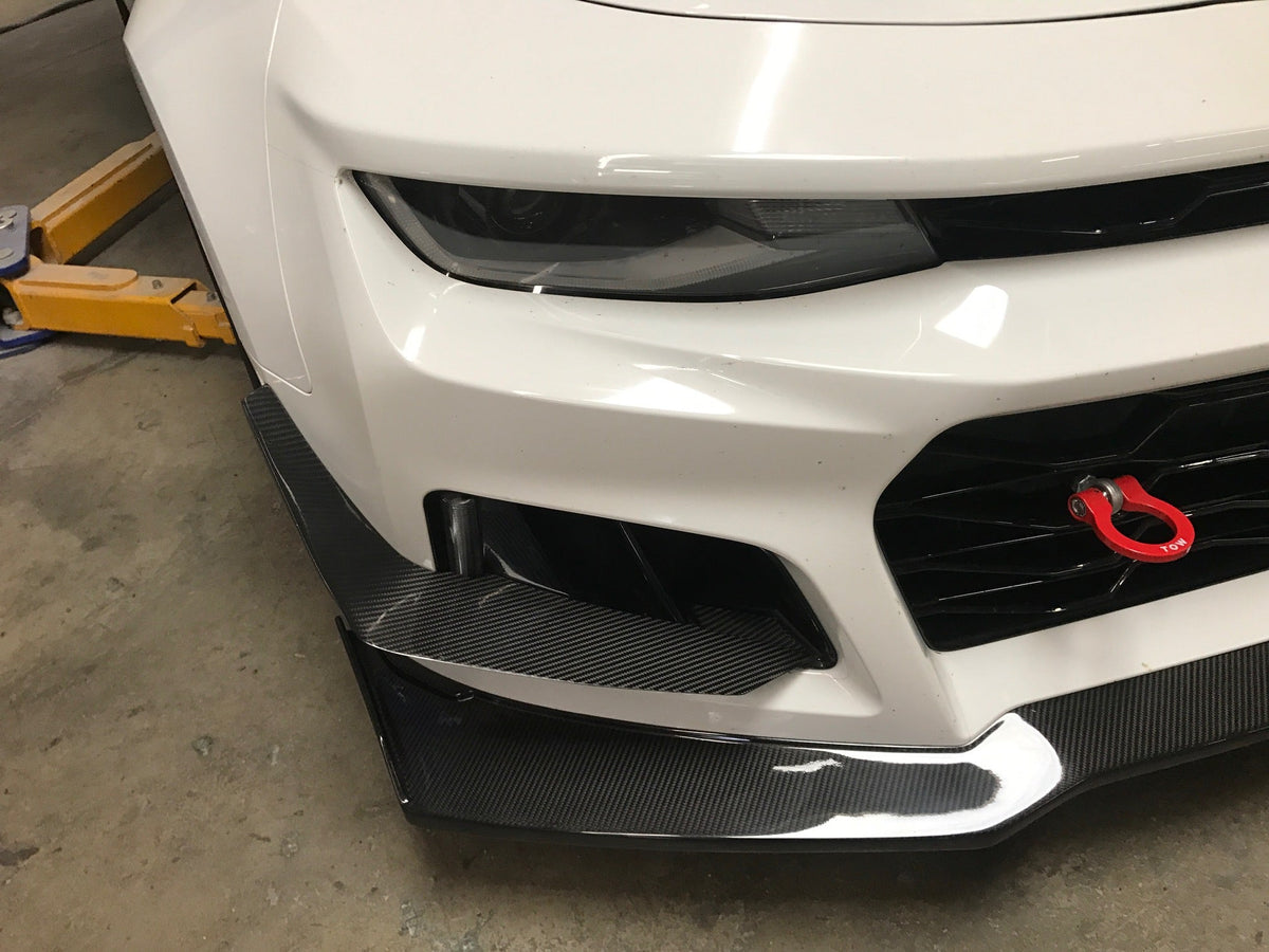 APR Performance Chevrolet Camaro ZL1 Carbon Fiber Front Bumper Canards 2017 - 2024