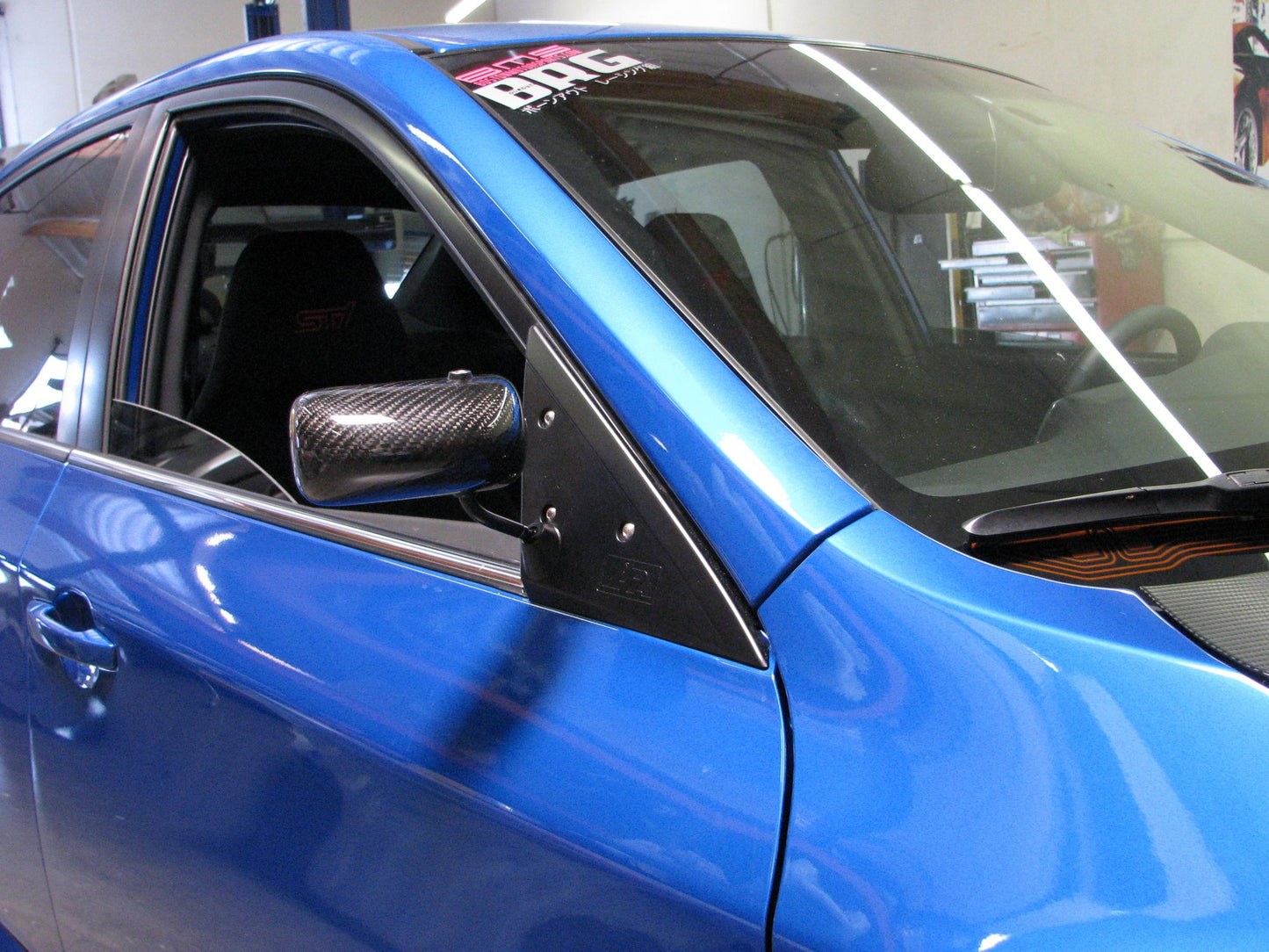 APR Performance Carbon Fiber Subaru Impreza WRX/ STI Formula GT3 Carbon Fiber Mirror/Black 2008-2014