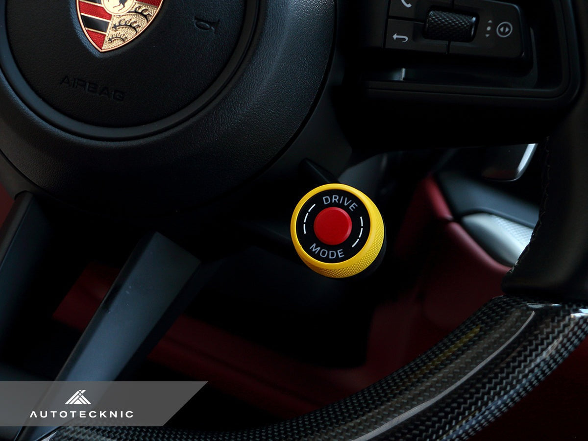 AutoTecknic Painted Drive Mode Selector Switch Dial - Porsche - Graveyard Performance