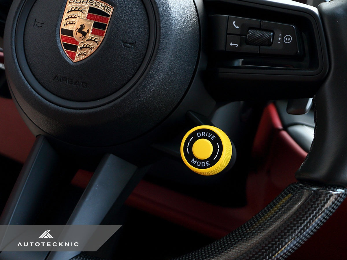 AutoTecknic Painted Drive Mode Selector Switch Dial - Porsche - Graveyard Performance