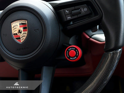 AutoTecknic Painted Drive Mode Selector Switch Dial - Porsche - Graveyard Performance
