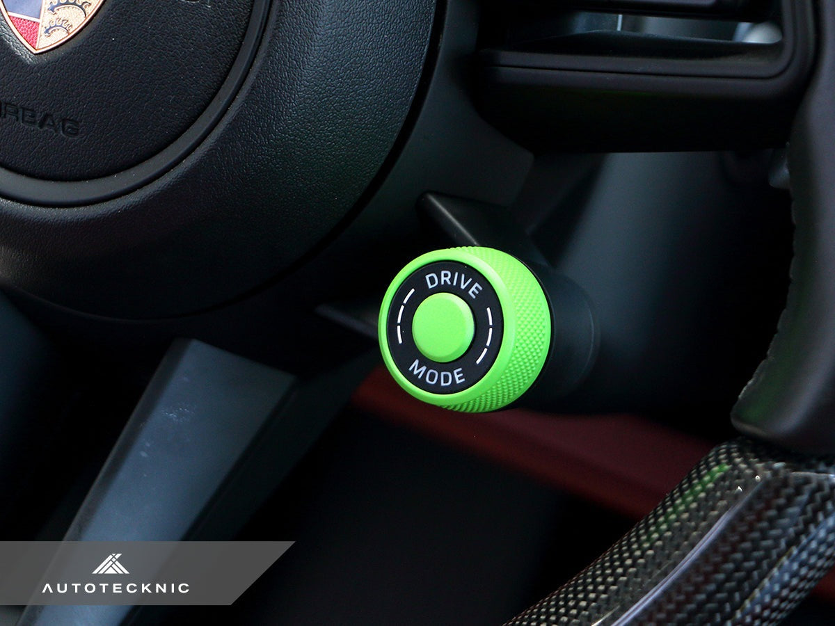 AutoTecknic Painted Drive Mode Selector Switch Dial - Porsche - Graveyard Performance