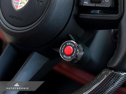 AutoTecknic Painted Drive Mode Selector Switch Dial - Porsche - Graveyard Performance