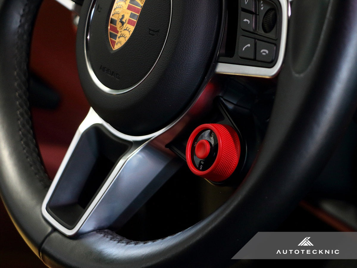 AutoTecknic Painted Drive Mode Selector Switch Dial - Porsche - Graveyard Performance