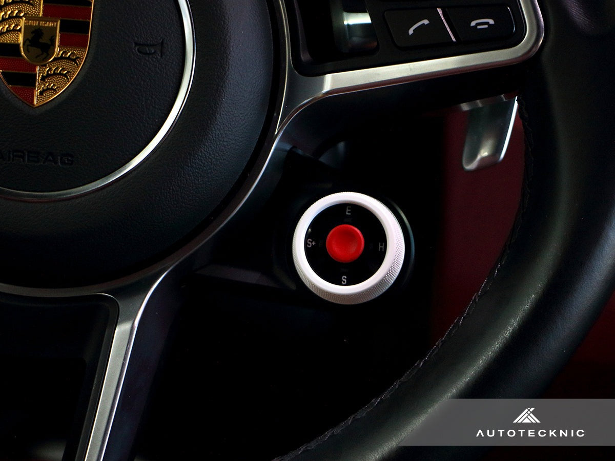 AutoTecknic Painted Drive Mode Selector Switch Dial - Porsche - Graveyard Performance