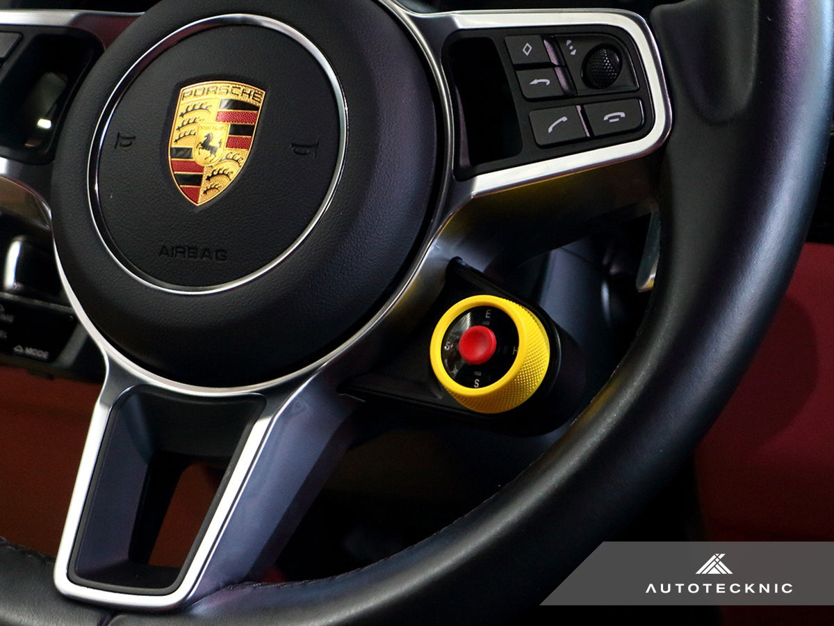 AutoTecknic Painted Drive Mode Selector Switch Dial - Porsche - Graveyard Performance