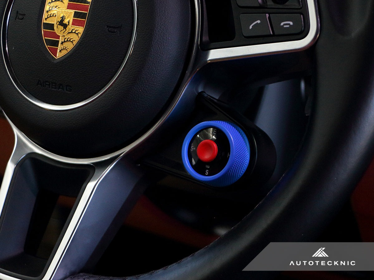 AutoTecknic Painted Drive Mode Selector Switch Dial - Porsche - Graveyard Performance