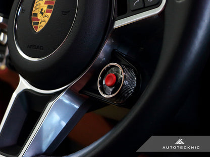 AutoTecknic Painted Drive Mode Selector Switch Dial - Porsche - Graveyard Performance