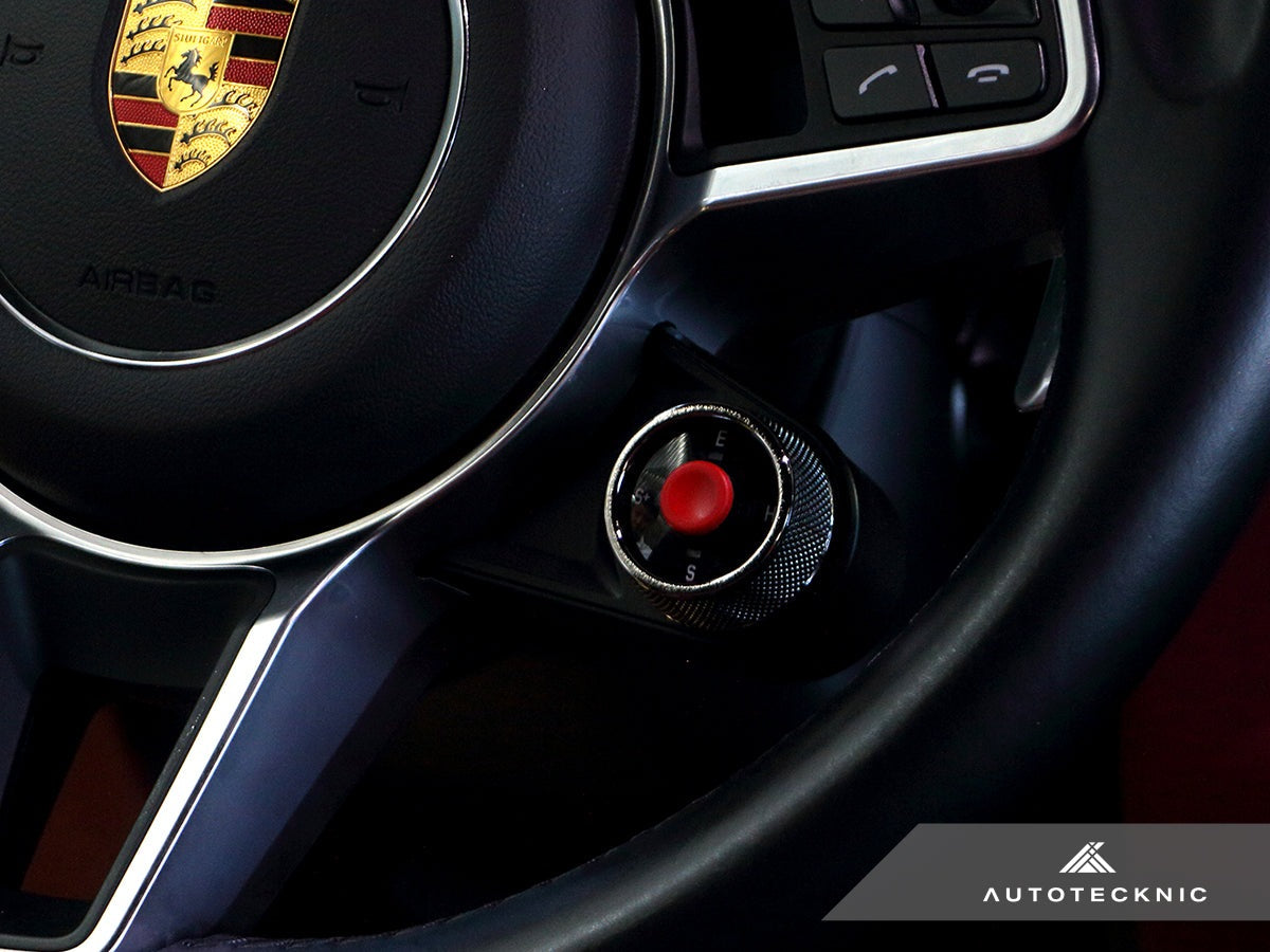 AutoTecknic Painted Drive Mode Selector Switch Dial - Porsche - Graveyard Performance