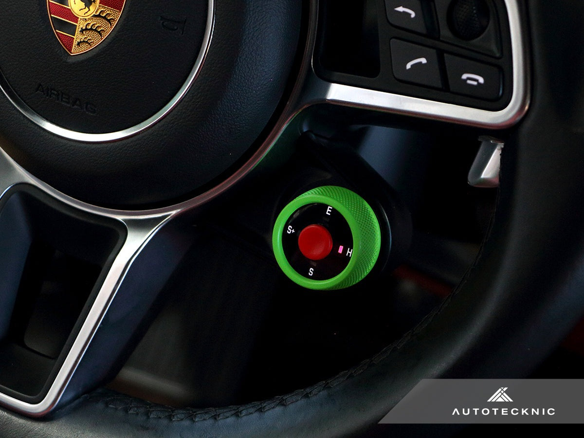 AutoTecknic Painted Drive Mode Selector Switch Dial - Porsche - Graveyard Performance