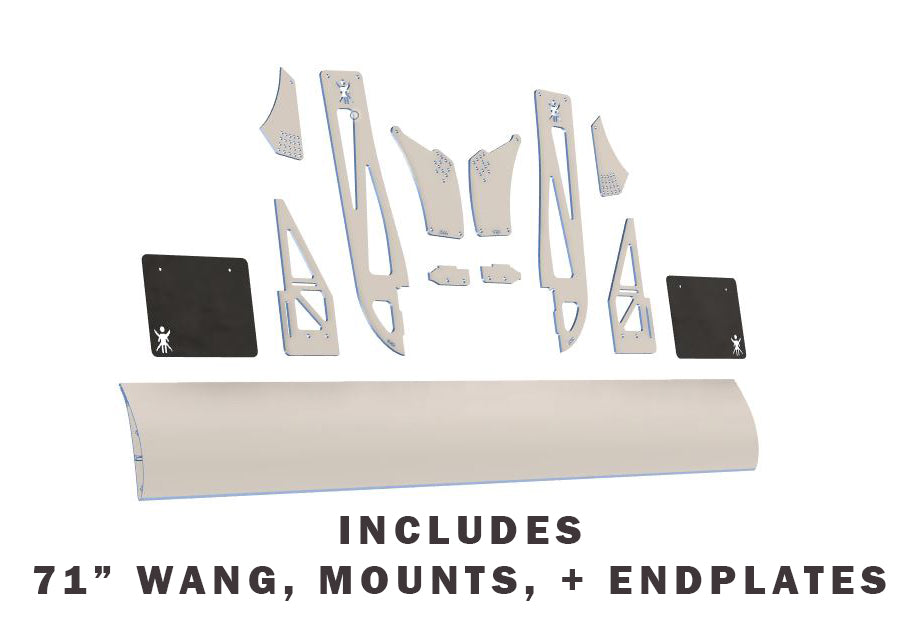 NLR Express wing kit for C5 and c6 corvettes. - Graveyard Performance