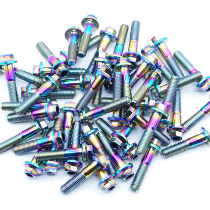 M7 × 32mm Titanium 3-Piece Wheel Assembly Hardware