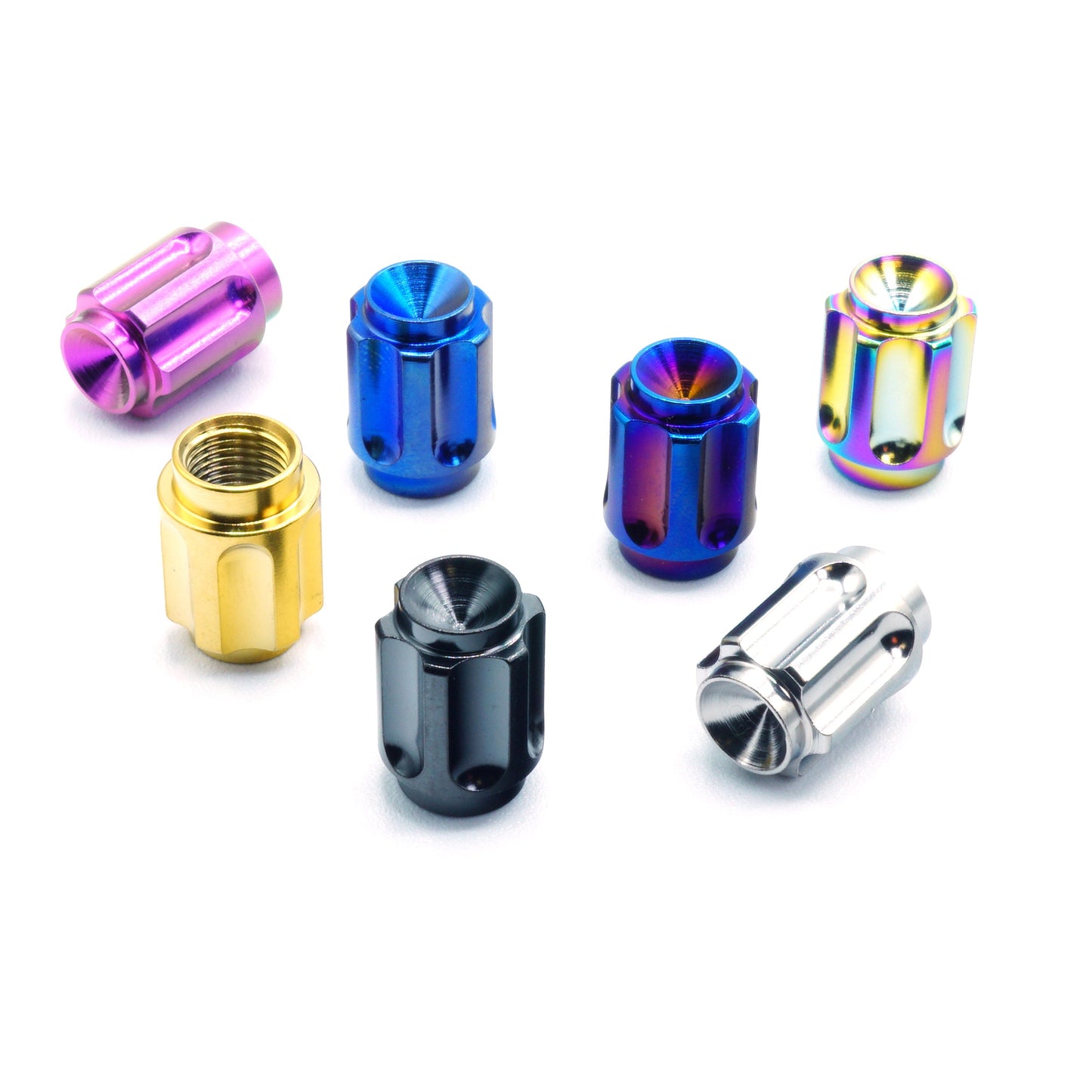 Titanium Gear Valve Stem Cap - Graveyard Performance