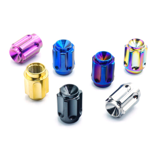 Titanium Gear Valve Stem Cap - Graveyard Performance