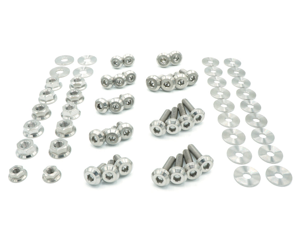 Titanium Hardware Engine Bay Kit - Infiniti Q50 (2014-2015) - Graveyard Performance