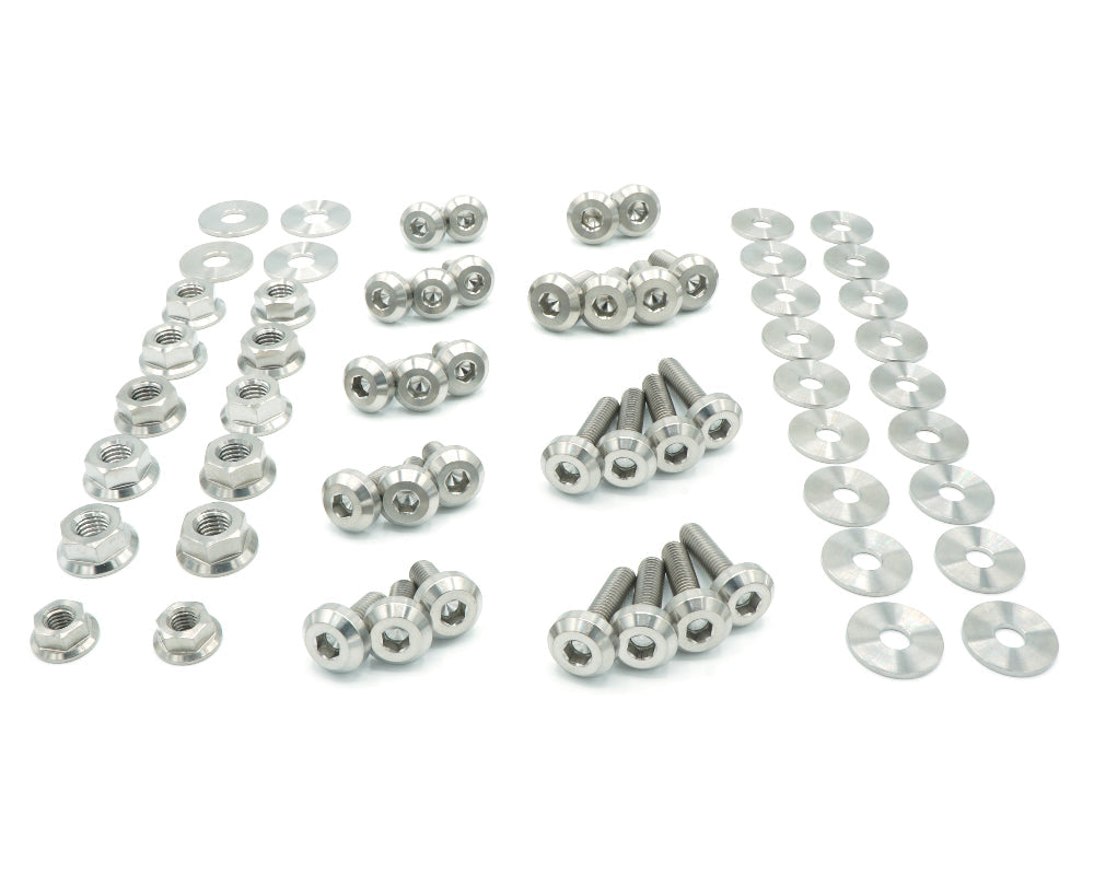 Titanium Hardware Engine Bay Kit - Infiniti Q60 (2014-2016) - Graveyard Performance