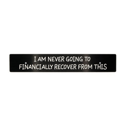 Billetworkz "Financially Recover" License Plate Delete - Graveyard Performance