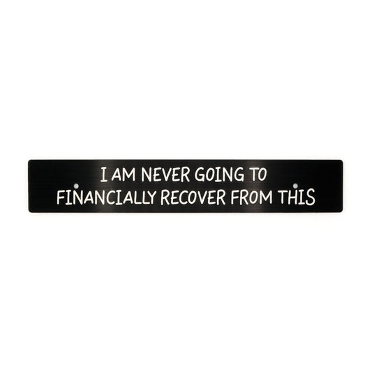 Billetworkz "Financially Recover" License Plate Delete - Graveyard Performance