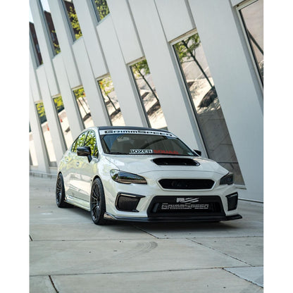 JDMuscle [15-21 WRX/STI] Carbon Fiber Hood Scoop V1