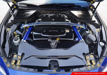 Titanium Hardware Engine Bay Kit - Infiniti Q50 (2014-2015) - Graveyard Performance