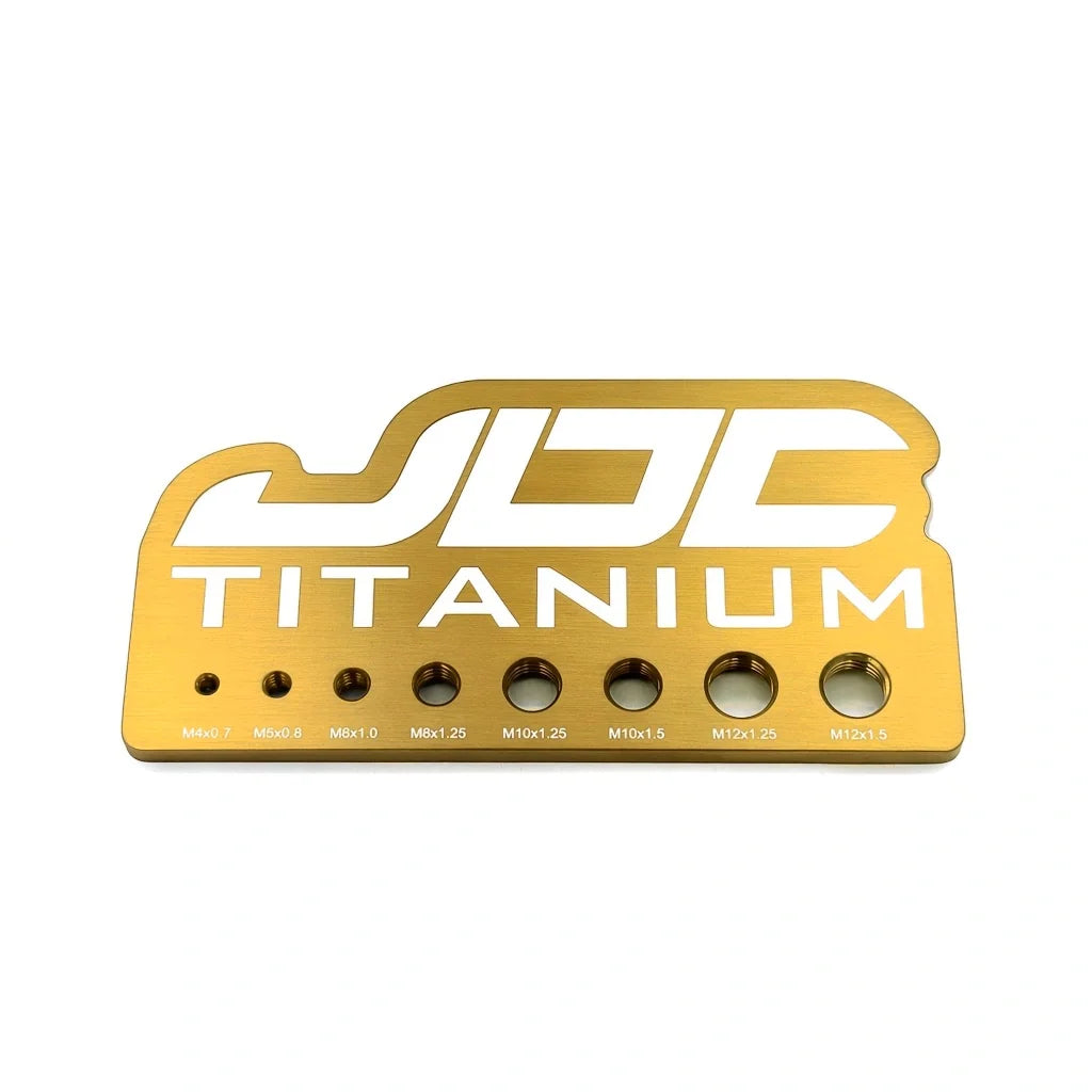 JDC Titanium Bolt Measuring Gauge - The Perfect Tool to Help You Measure Your Bolts! - Graveyard Performance