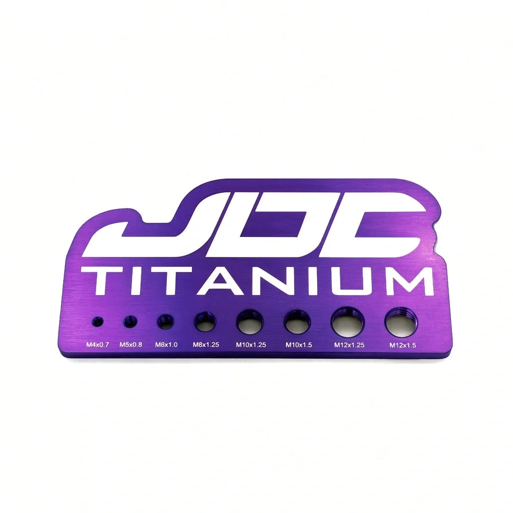 JDC Titanium Bolt Measuring Gauge - The Perfect Tool to Help You Measure Your Bolts! - Graveyard Performance