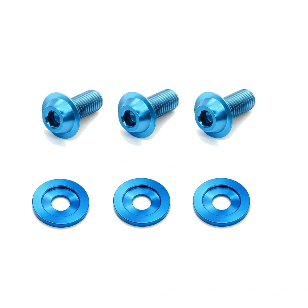 JDC Titanium Coolant Reservoir Bracket Hardware Kit | 2014-2020 BMW F80 M3/M4